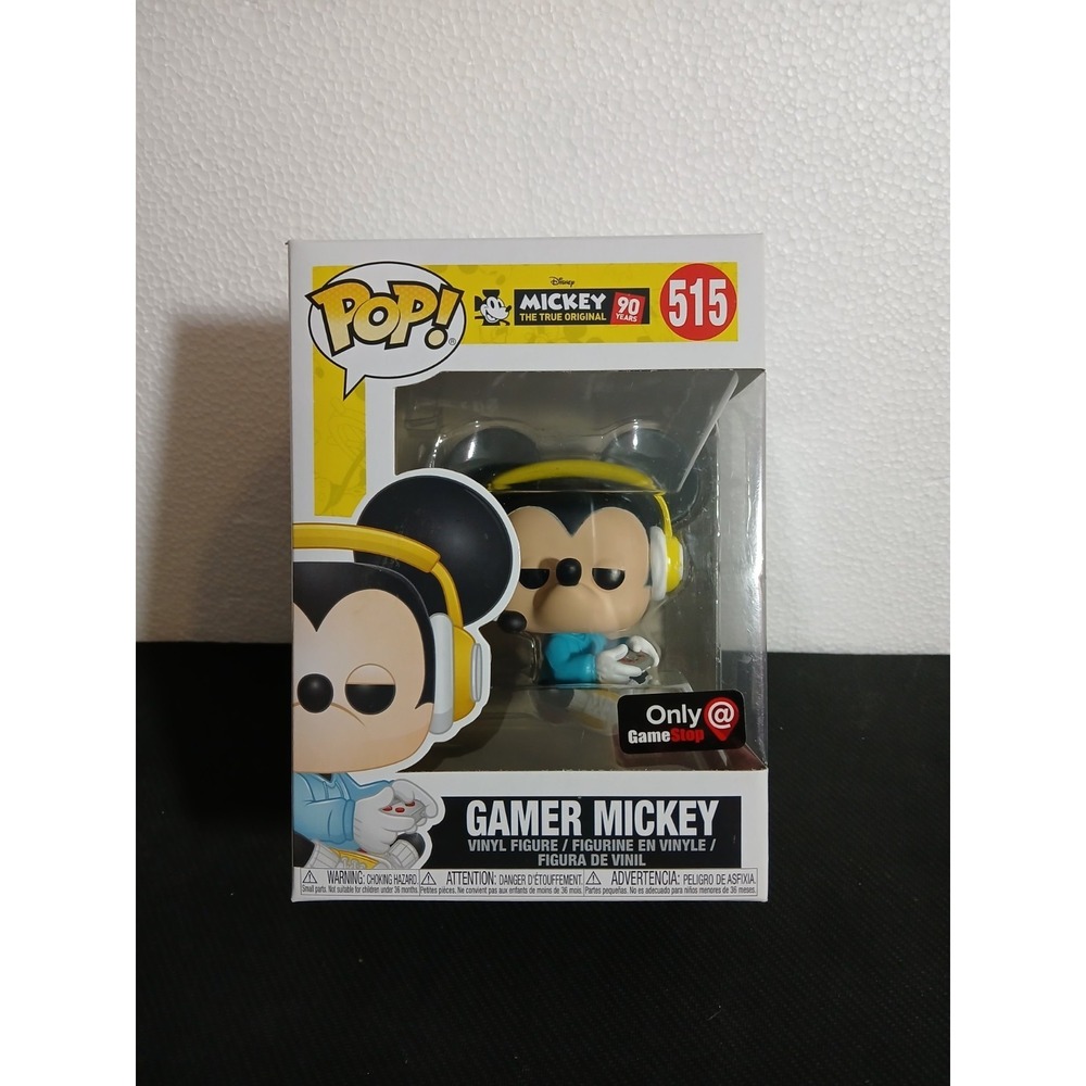 Funko Pop! Disney Gamer Mickey 90 Years #515 GameStop Exclusive Vinyl Figure